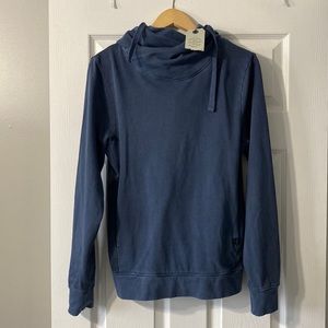 NWT small crossover hoodie blue